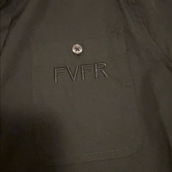 Black button up dress shirt. Five four. - Picture 3 of 3